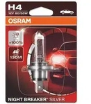 OSRAM Gl&uuml;hlampe Night Breaker Silver NBS H4 12V / 60/55 X1