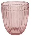 Greengate Alice Glass Water pale pink 9 cm - Rosa