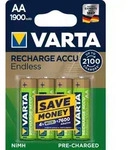 Varta 56676 101 404, Wiederaufladbarer Akku, AA, Nickel-Metallhydrid (NiMH), 1,2 V, 4