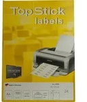 Top Stick 8706, Wei&szlig;, Selbstklebendes Druckeretikett, A4, Papier, Laser/Inkjet,