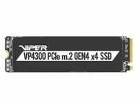 Patriot Viper VP4300 1 TB, SSD ,schwarz, PCIe 4.0 x4, NVMe 1.4, M.2 2280