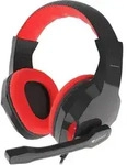 GENESIS ARGON 110 Gaming-Headset, On-Ear, Kabelgebunden, Mikrofon, Schwarz/Rot -
