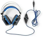 Nedis Gaming Headset Over-Ear Surround USB Type-A Biegbares & einziehbares Mikrofon -