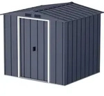 Duramax Metall Gartenhaus 202x174 Ger&auml;teschuppen Garten Ger&auml;tehaus Schiebet&uuml;ren,