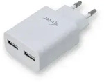 i-tec USB Power Charger 2 Port 2.4A, Drinnen, AC, 5 V, 2,4 A, Wei&szlig; - Wei&szlig;