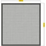 Schellenberg Insektenschutzfenster ACTION, 100 x 120 cm, anthrazit, 70987