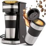 Clatronic Kaffeemaschine mit 400ml Kaffee To Go Becher | passend f&uuml;r alle...