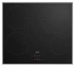 Beko HII64400MTX, Schwarz, Integriert, 60 cm, Zonen-Induktionskochfeld, Glas, 4