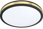 EGLO LED Deckenleuchte Pescaito, Wandlampe, Deckenlampe aus Stahl in Schwarz und