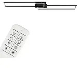 LED Deckenleuchte dimmbar Fernbedienung CCT Timer 40W schwarz Briloner Leuchten -