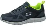 Skechers Track - Bucolo 52630-CCLM, Trainingsschuhe, Herren, Grau - Grau - 46