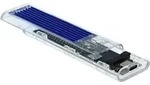 DeLOCK Externes Geh&auml;use f&uuml;r M.2 NVMe PCIe SSD mit USB Type-C Buchse transparent,