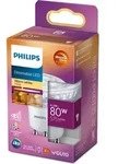Philips Spot 80W PAR16 GU10, 6,2 W, 80 W, GU10, 575 lm, 25000 h, Warmes Gl&uuml;hen