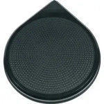 Deckel Abdeckung M&uuml;lleimer rund 290mm x 25mm schwarz Hailo 1076569 f&uuml;r Einbau