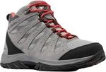 Columbia Redmond III Mid WP wasserdichte Wanderstiefel f&uuml;r Damen, Grau (Steam x
