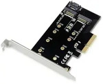 Conceptronic EMRICK 2-in-1-M.2-SSD-PCIe-Adapter SATA AHCI NVMe, PCIe, M.2, PCIe 3.0,