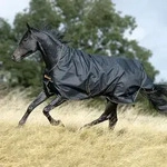 Bucas Irish Turnout 50 g High Neck, Outdoordecke, Weidedecke, Farbe:Black/gold,