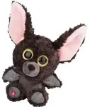 NICI Glubschis Pl&uuml;schtier Fledermaus Baako, Schlenker, Pl&uuml;sch, Polyester, Grau, 15