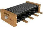CECOTEC 03090 - Cheese&Grill 8200 Wood Black Raclette - Braun