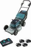 Makita DLM533PT4 - Rasenm&auml;her - schnurlos - 18 V - 5 Ah - 4 Akkus