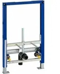 Geberit Wand-Bidet-Element Duofix BH 82cm, universell, f&uuml;r Einlocharmatur - Blau