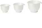 GastroMax R&uuml;hrsch&uuml;ssel wei&szlig; 3er Set - Wei&szlig;
