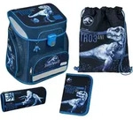 Scooli Schulranzen Set 5-tlg. EasyFit Jurassic World - Blau