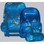 Beckmann Active Air FLX Galaxy Schulrucksack Set 6tlg. - Blau