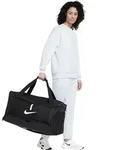 Nike NK ACDMY TEAM L DUFF BLACK/BLACK/WHITE BLACK/BLACK/WHITE - Schwarz