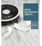 XORO HSR 200 Leistungsstarker Saugroboter Wischfunktion, Lasernavigation,