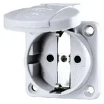 MENNEKES 11010, Typ F, 2P+E, Wei&szlig;, IP54, Universal, 230 V - Wei&szlig;