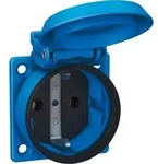ABL Einbau-SCHUKO-Steckdose, 1561050 blau IP54 m. Schraubanschluss - Blau