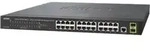 PLANET 24-Port Layer 2 Managed Gigabit Ethernet Switch + - Blau