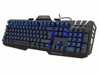 uRage Exodus 420 Metal Gaming Tastatur schwarz QWERTZ-Layout Tastenbeleuchtung