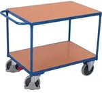 Schwerer Tischwagen 500 kg mit 2 Ladefl&auml;chen Typ XL + EasySTOP