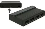 DeLOCK Externer USB 3.1 4 Port Hub mit 10 Gbps, USB 3.2 Gen 2 (3.1 Gen 2) Type-C, USB