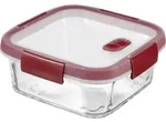 D&oacute;za Curver Smart Cook 0,7L Quadratisch - Rot/Transparent