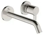 Wand-Waschtischarmatur JOY Bausatz 2, Auslauf 180mm chrom chrom runde Rosette,