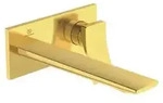 Wand-Waschtischarmatur CHECK Bausatz 2, Auslauf 220mm brushed gold Brushed gold mit