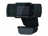 Conceptronic AMDIS03B, schwarz, Webcam, 720p, HDready, Kabelgebunden, USB 2.0