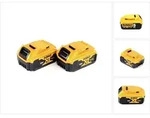 DEWALT DCB184 Akku f&uuml;r Elektrowerkzeug 18 V 5,0 Ah &ndash; Gelb (2er-Pack) - Gelb