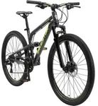 BIKESTAR Vollgefedert Aluminium Mountainbike 26 Zoll, 21 Gang Shimano Schaltung...