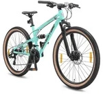 BIKESTAR Vollgefedert Aluminium Mountainbike 26 Zoll, 21 Gang Shimano Schaltung mit