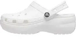 Crocs Classic Platform Clog 206750-100, Badelatschen, Damen, Wei&szlig;, Gr&ouml;&szlig;e:...
