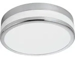 EGLO Badezimmer-Deckenlampe LED Parlermo, Deckenleuchte aus Metall in Chrom und Glas
