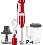 KitchenAid 5KHBV83EER, P&uuml;rierstab, 1 l, 1,53 m, 180 W, Rot - Rot