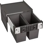 BLANCO 526201 SELECT II 50/2 Abfallsystem 38 (2x19) Liter f&uuml;r 50 cm Schrankbreite /