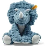 Steiff Kuscheltier Triceratops Dixi Pl&uuml;sch Dinosaurier blau 28 cm - Blau