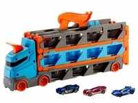 Hot Wheels 2-in-1 Rennbahn-Transporter inkl. 3 Spielzeugautos