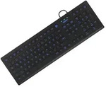 KeySonic KSK-8031INEL-B (DE) Hygienetastatur, Industrietastatur, USB, Beleuchtung,